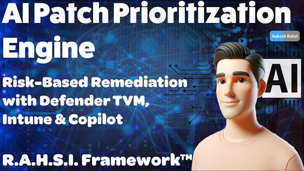AI Patch Prioritization Engine