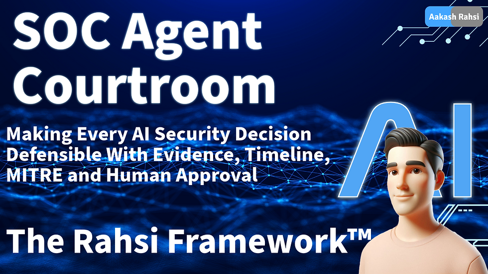 SOC Agent Courtroom