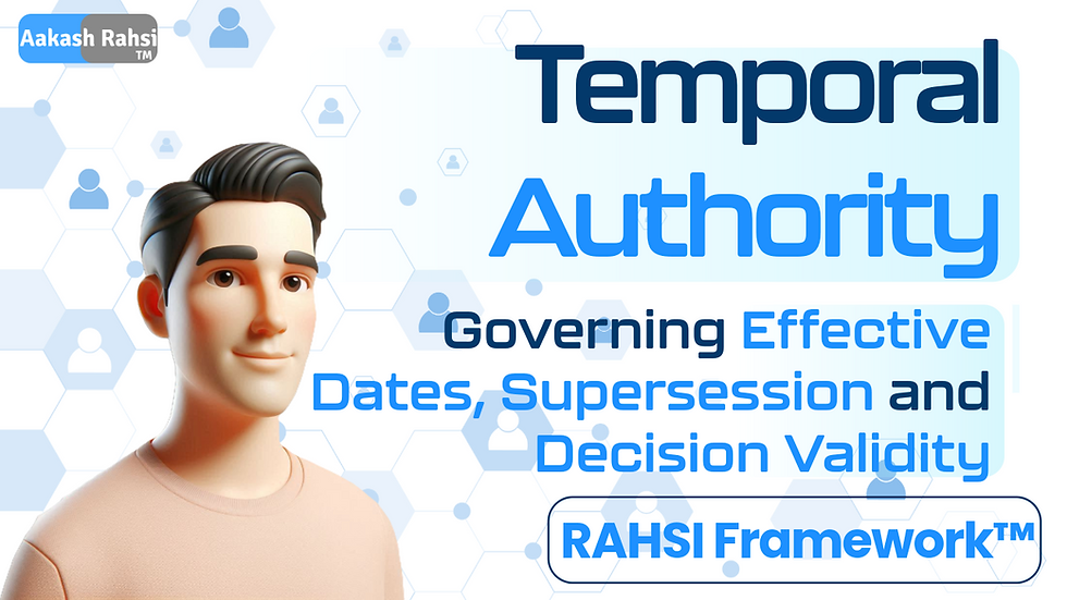 Temporal Authority