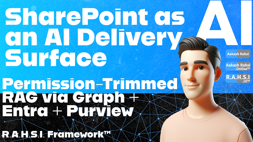 SharePoint as an AI Delivery Surface