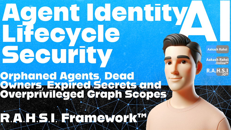 Agent Identity Lifecycle Security