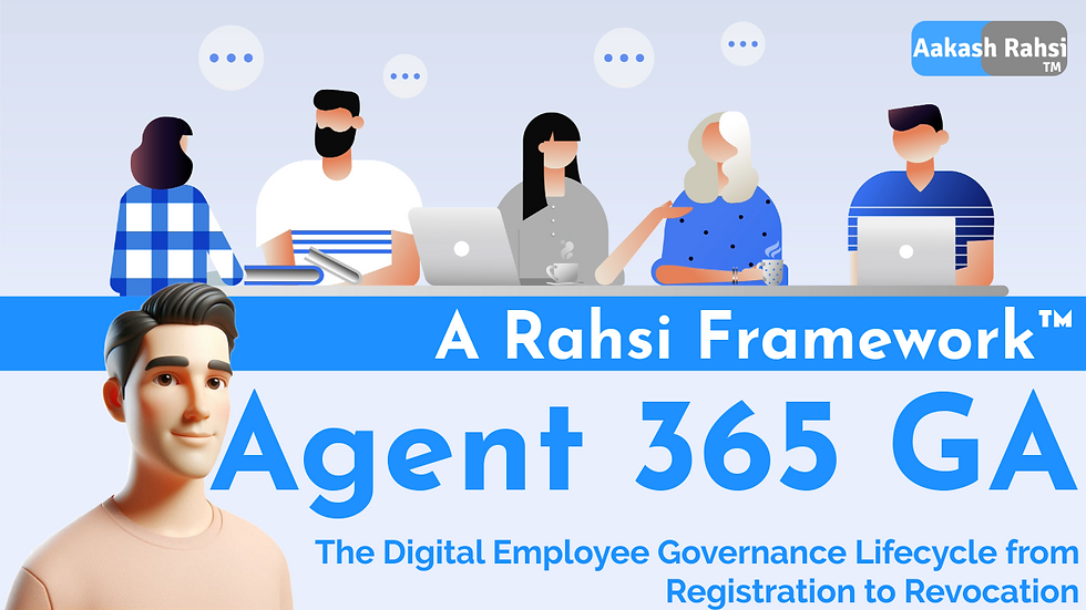 Agent 365 GA