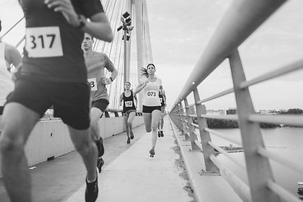 Runners on Bridge