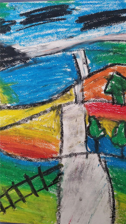 Farmyard Follies -Farmyard Craft - Abstract Farmyard Hills