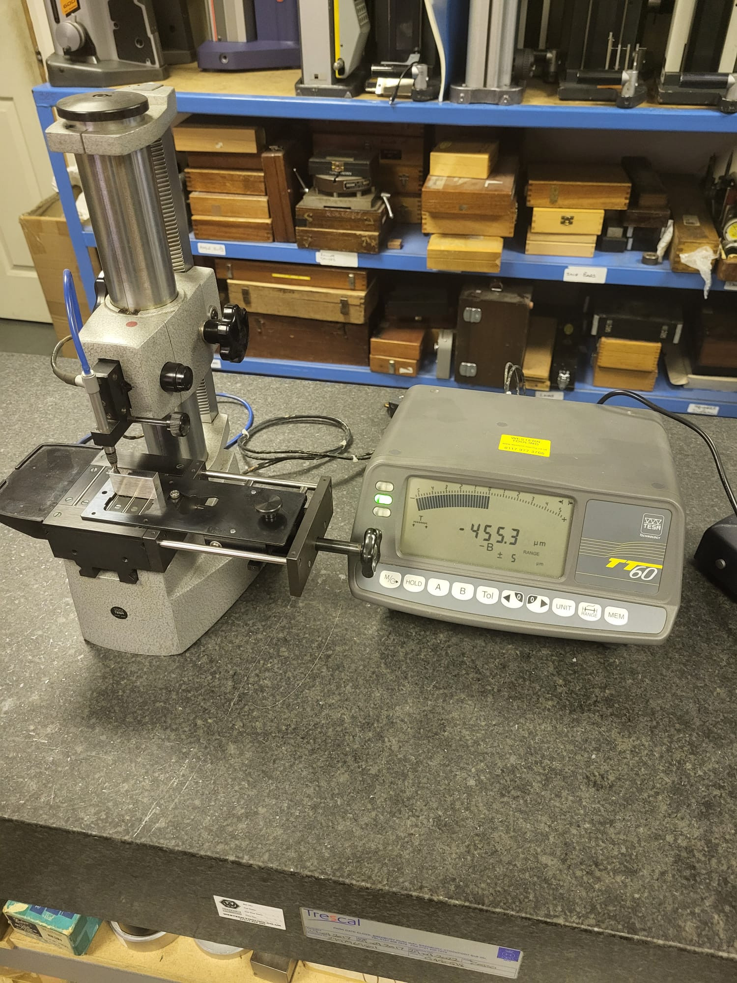 "TESA" Gauge Block Comparator/Calibrator
