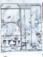 working on pattern for backpack