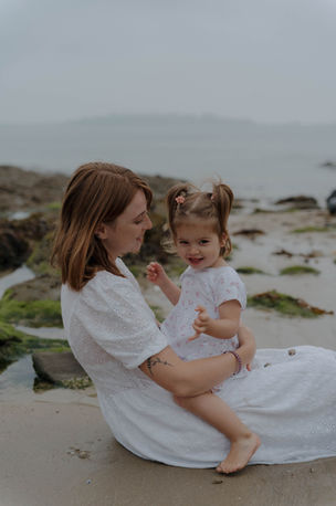 Séance photo mère et fille à Saint Briac sur mer