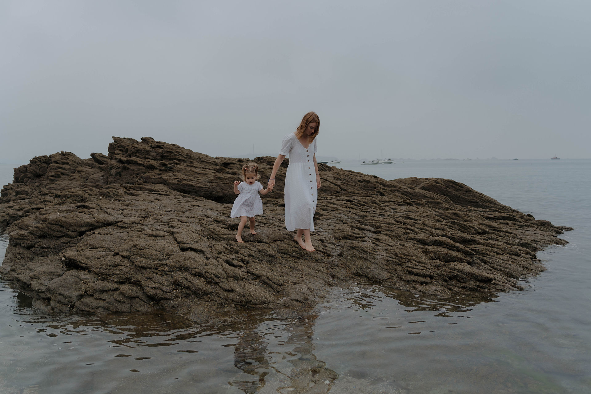 Séance photo mère et fille en Bretagne