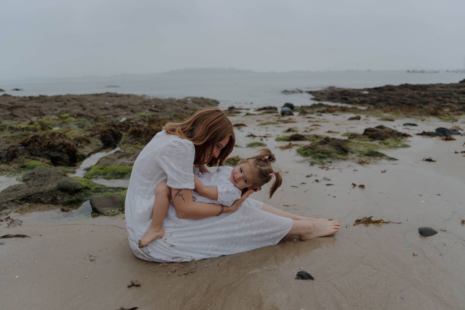 Séance photo mère et fille à Saint Briac sur mer