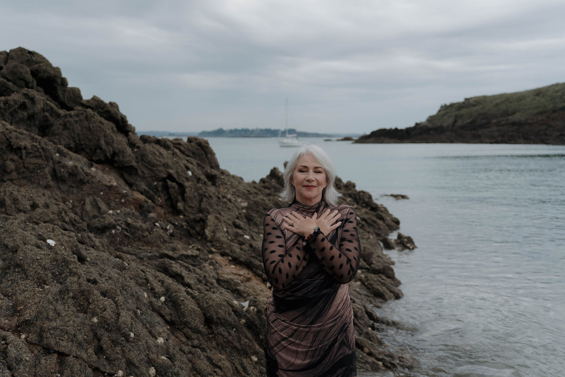 Une séance photo intergénérationnelle sur L'ile Renote
