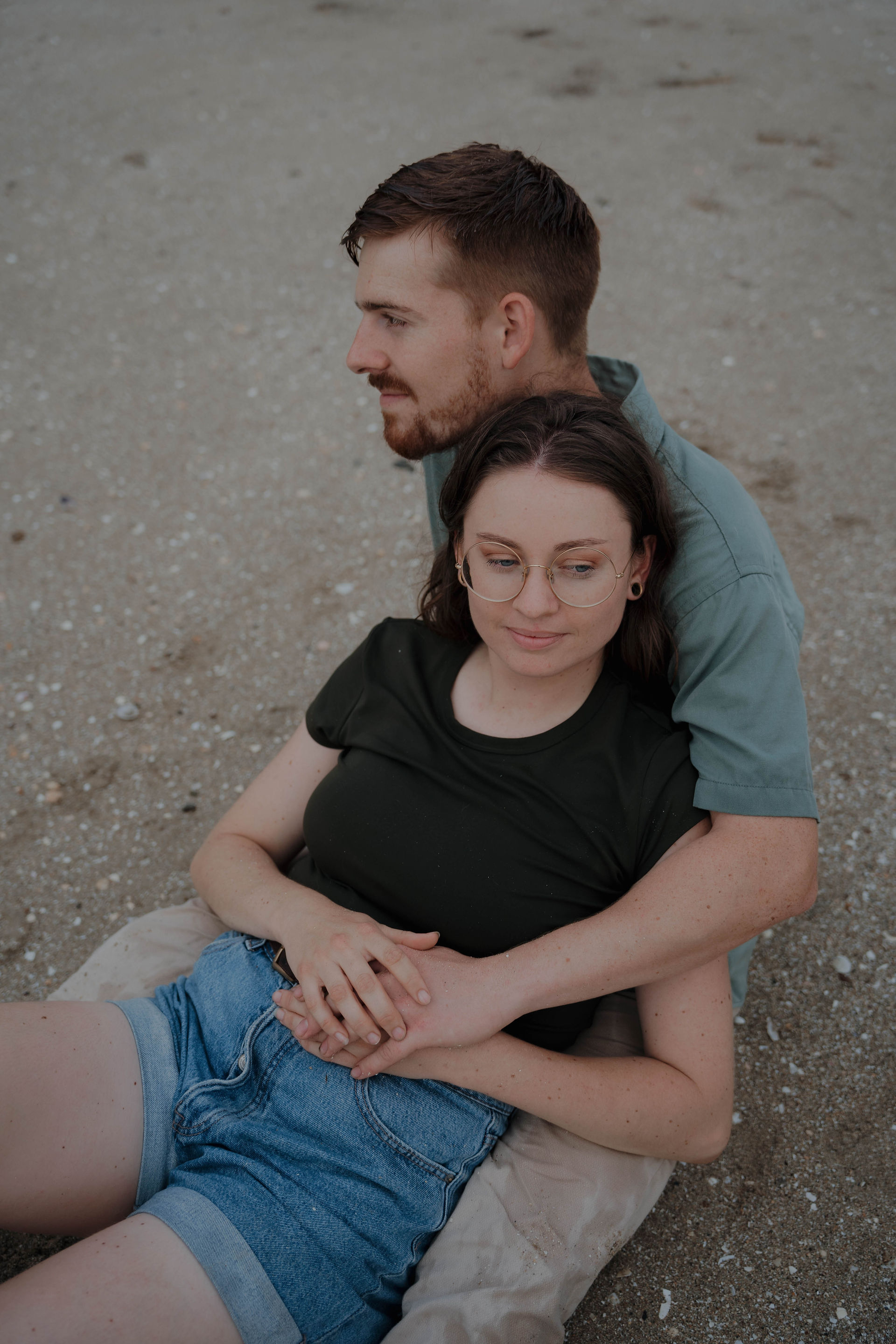 Une séance couple sous la pluie en Bretagne