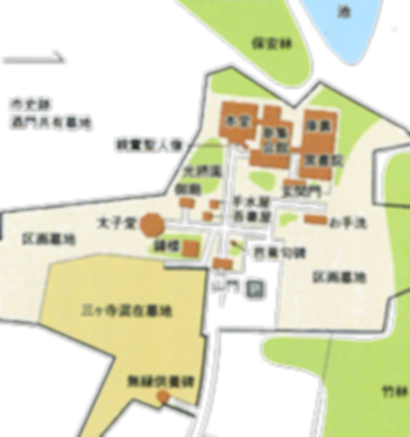 善重寺境内案内図