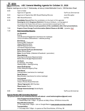 ABC Community Meeting