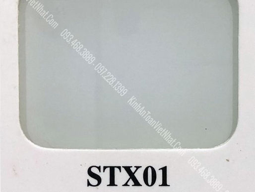 KÍNH ỐP BẾP MÀU TRẮNG XANH (STX01)