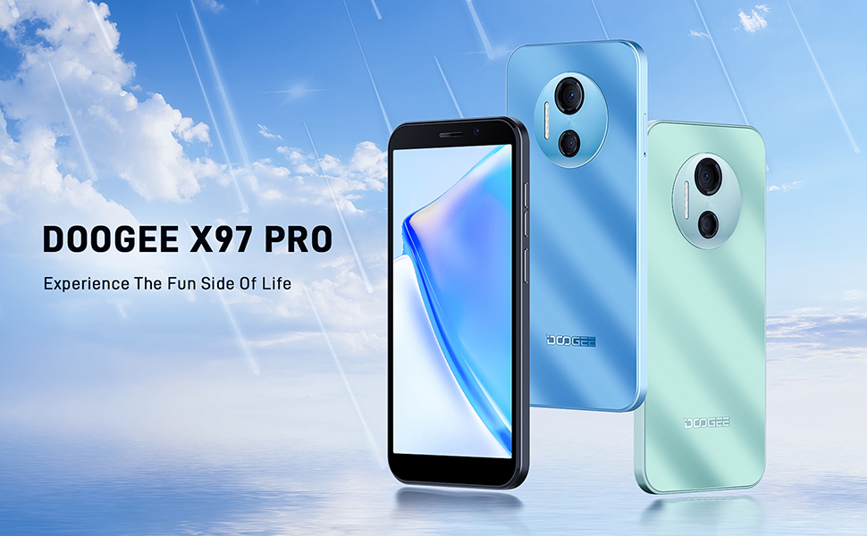 Le DOOGEE X97 Pro Dual 4G Android 12 Écran 6"HD+ Caméras 12MP+5MP 4200mAh Batterie 4GoRAM+64GoROM