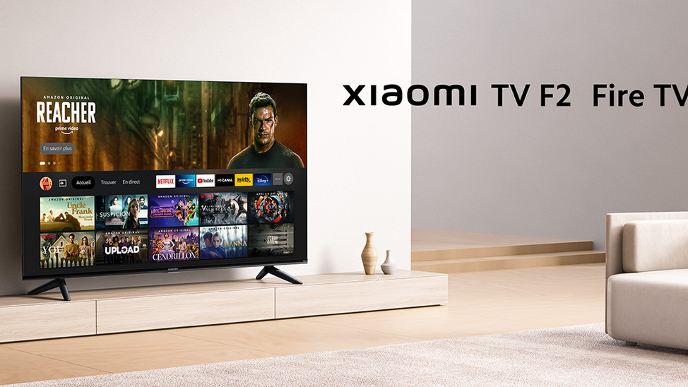 La Xiaomi F2 55" Fire TV 138 cm Smart TV 4K Ultra HD, HDR10 sans cadre métallique Prime Vidéo