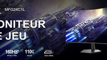 L'écran Minifire PC Gaming Incurvé 24 Pouces 160Hz - FHD 1920x1080 16:9 VA Panel 1500R 1ms MPRT 110% sRGB Adaptive Sync Eye-Care Montable VESA 75x75mm Inclinaison Réglable HDMI 2.0 / DP