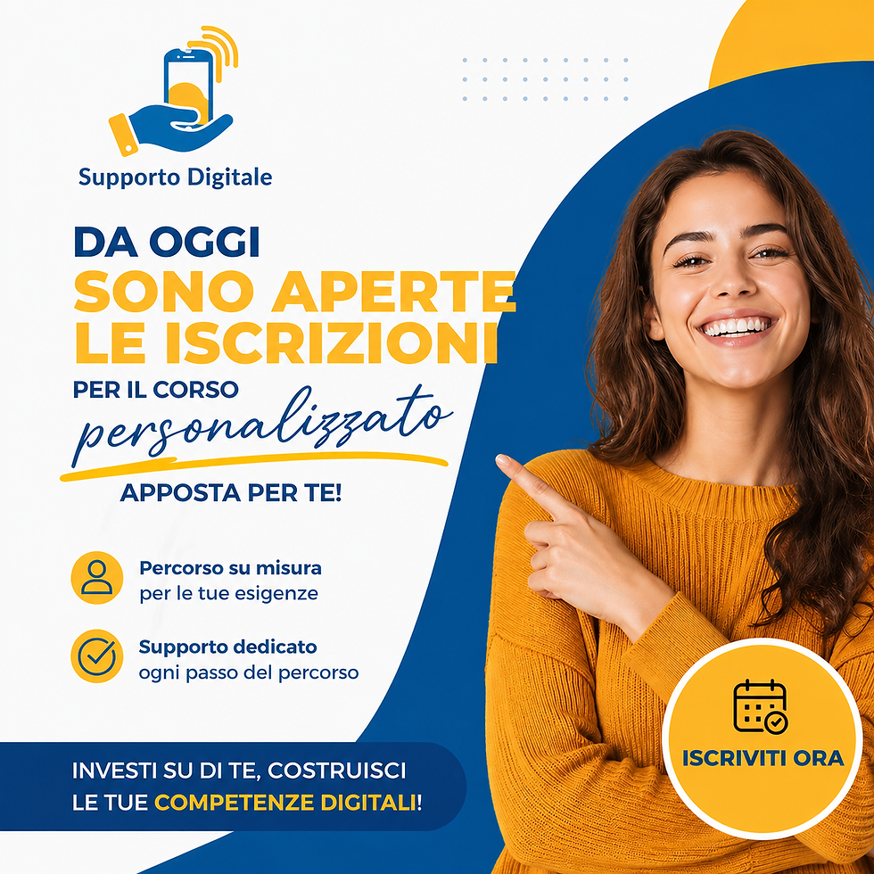 corsi personalizzati su misura per te