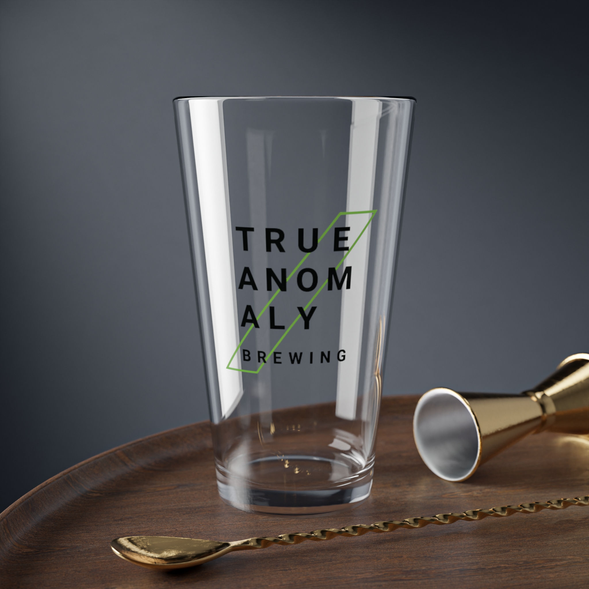 True Anomaly Brewing Logo Pint Glass