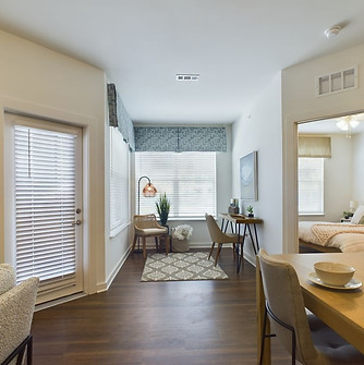 Open floor plan. Aurora St. Leon Apartments