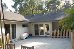 Patio before