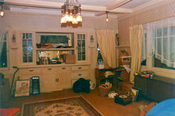 The dining room as found...