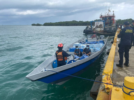 EN AGUAS DE SAN ANDRÉS ISLA, INCAUTADO ALIJO DE COCAÍNA AVALUADO EN MÁS DE 81 MILLONES DE DÓLARES
