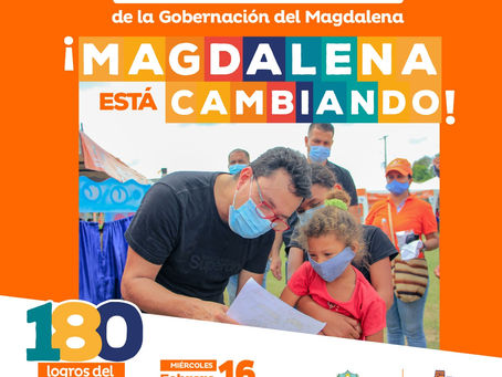 Gobernador Caicedo presentará ciento ochenta logros que están Cambiando al Magdalena