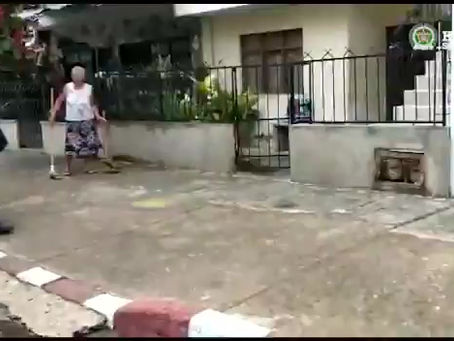 En vídeo Policía del Gaula rescató al niño secuestrado en la vía Cali - Palmira