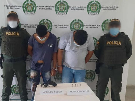 Dos presuntos fleteros fueron capturados en la Zona Bananera.
