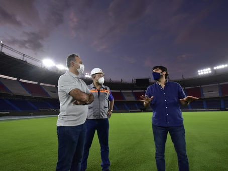 El estadio Metropolitano, listo para recibir la fiesta del fútbol de la Selección Colombia