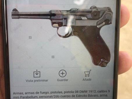 Presunto delincuente intimidaba a sus víctimas con un arma de valorada en 100 millones de pesos.