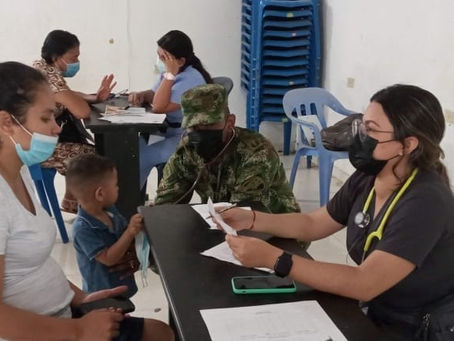Ejército Nacional brinda bienestar a comunidad de Barranco de Loba, sur de Bolívar