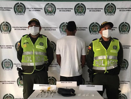 Presuntos expendedores de drogas fueron capturados por la Policía en El Banco y El Difícil Magdalena
