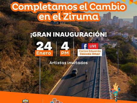 ¡El Cambio avanza en el Magdalena!: Gobernador Carlos Caicedo inaugura el Sendero Peatonal Ziruma 