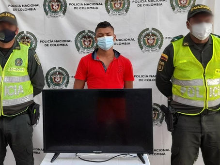 Capturados dos hombres por hurto de electrodomésticos en El Piñón y Fundación