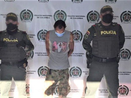 CAPTURAN PRESUNTO RESPONSABLE DEL ASESINATO DE UN HOMBRE OCURRIDO EN ARACATACA EN ENERO DEL 2018
