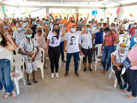En Aracataca, hasta las mariposas amarillas se contagiaron de la ola naranja de la Lista de Caicedo