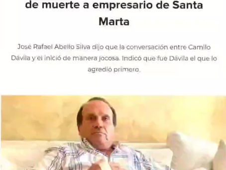 La versión del "Mono" Abello, sobre una discusión con Camilo Dávila, "no lo he amenazado de muerte".