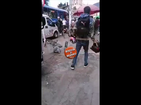 Sorprenden a ladrón en Bogotá, huye y se cambia de ropa sin saber que lo iban grabando y lo capturan