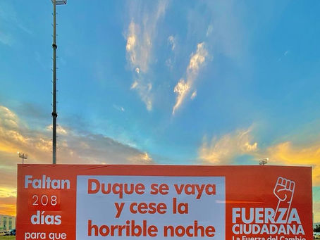 Cesa la horrible noche, un día menos