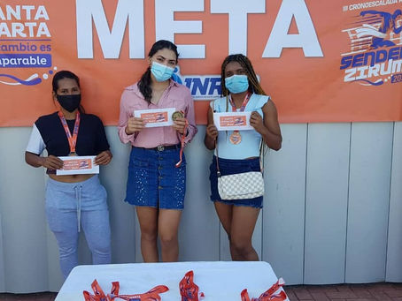 Estos son los ganadores de la cronoescalada sendero de Ziruma 2020