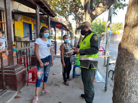 POLICÍA NACIONAL ADELANTA CAMPAÑAS DE PREVENCIÓN EN GAIRA PARA COMBATIR EL HURTO Y HOMICIDIOS