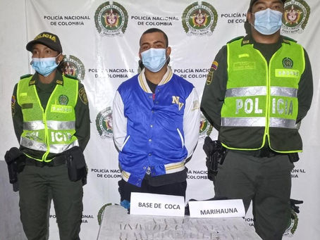 DOS PRESUNTOS JÍBAROS FUERON CAPTURADOS CON CERCA DE 200 DOSIS DE MARIHUANA Y BASE DE COCA 