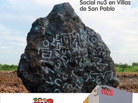 Una roca que puso a todos los barranquilleros a usar la imaginación sobre su procedencia