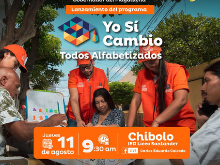 Gobernador Caicedo inicia apuesta histórica para alfabetizar a 30 mil magdalenenses