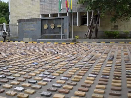 Más de 2.2 toneladas de clorhidrato de cocaína fueron incautados, en el puerto marítimo de Cartagena