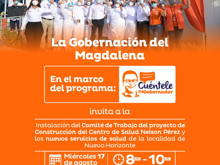 Gobernación del Magdalena instalará Comité de Trabajo del nuevo Centro de Salud Nelson Pérez 