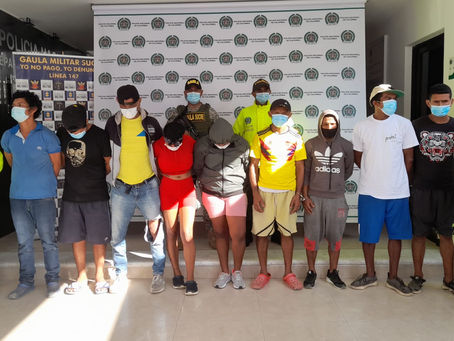 Operación ‘ELICEO’, contra el tráfico local de estupefacientes en Sincelejo, Sucre.