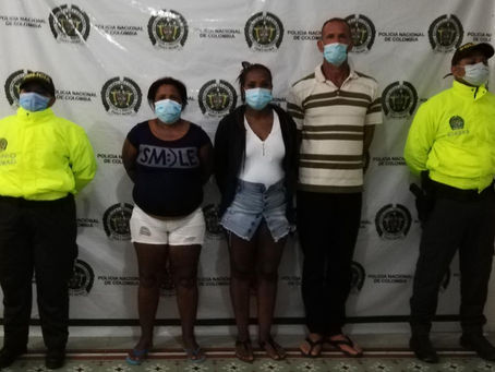 Dos mujeres y un hombre fueron capturados por explotación sexual comercial a menor de edad.
